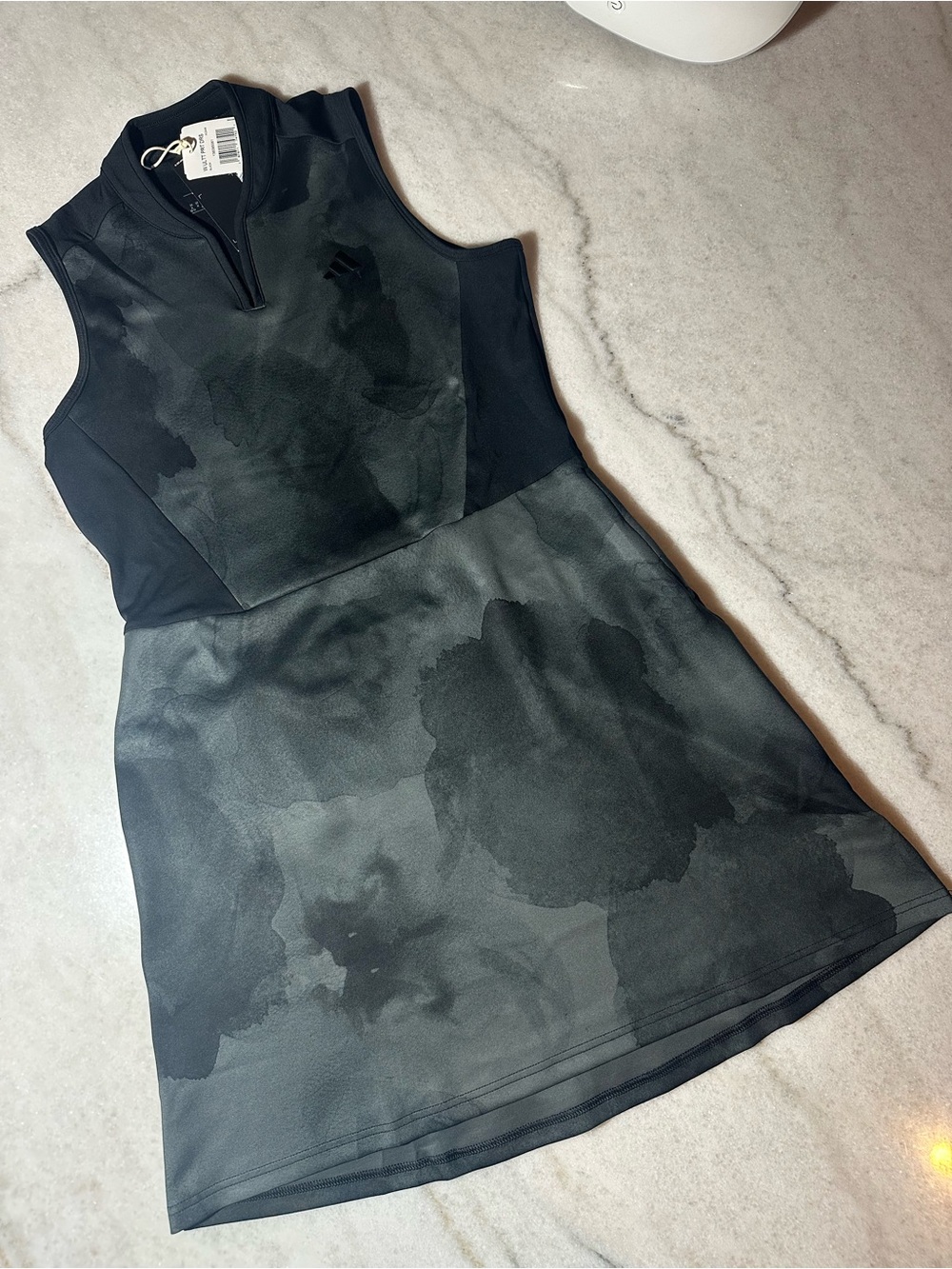 Tennis Adidas Women’s Ultimate 365 hybrid printed dress with pockets. - Picture 2 of 6